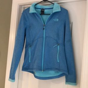 tHE NORTH FACE Blue/Teal Zip Up Jacket